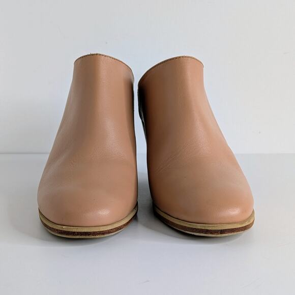 Rachel Comey Mars Mule 6 Nude Leather Block Heel Clog Minimalist - Picture 4 of 15